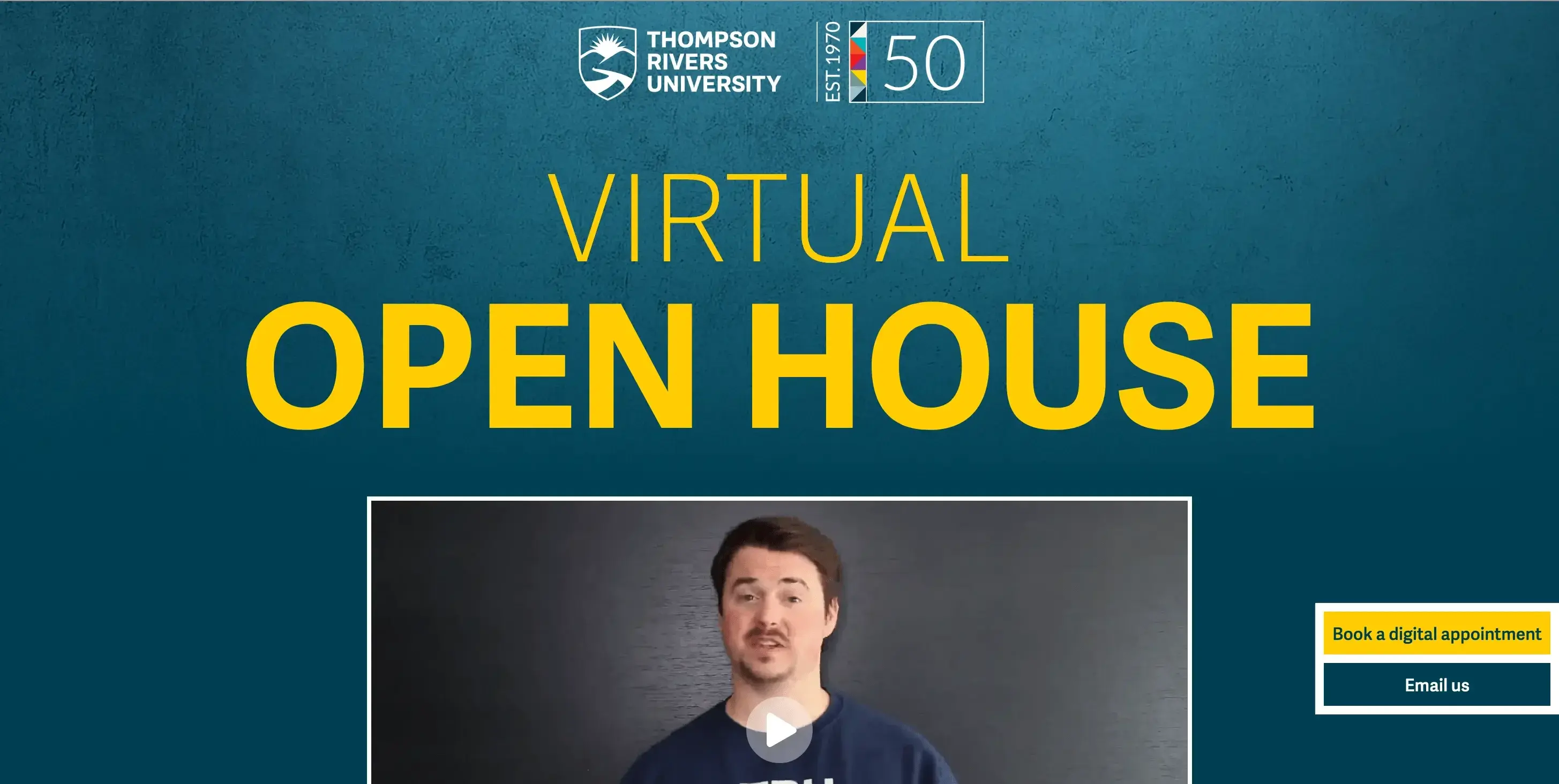 Thompson Rivers University: Virtual Open House