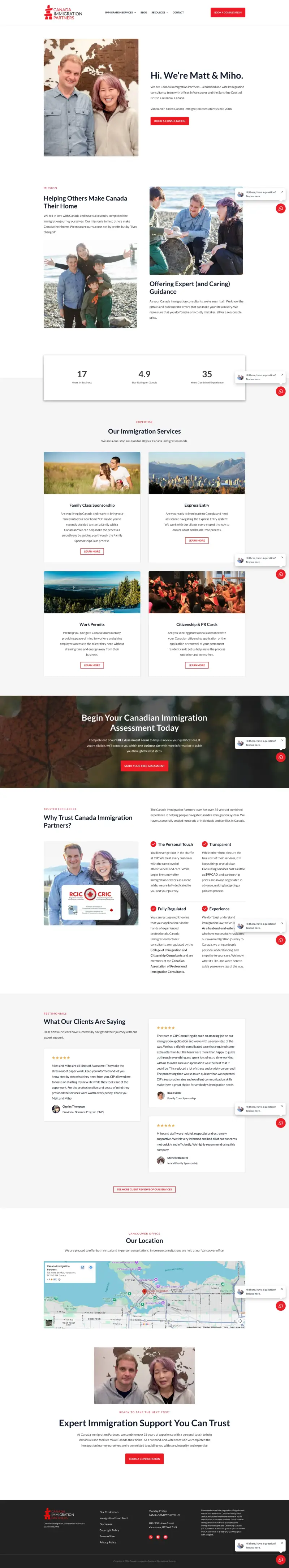 CIP Canada screenshot