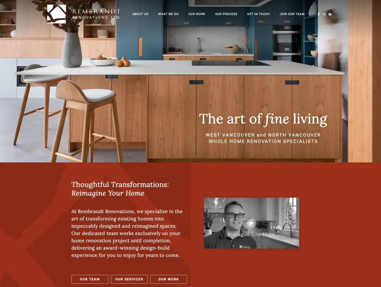 Rembrandt Renovations website screenshot